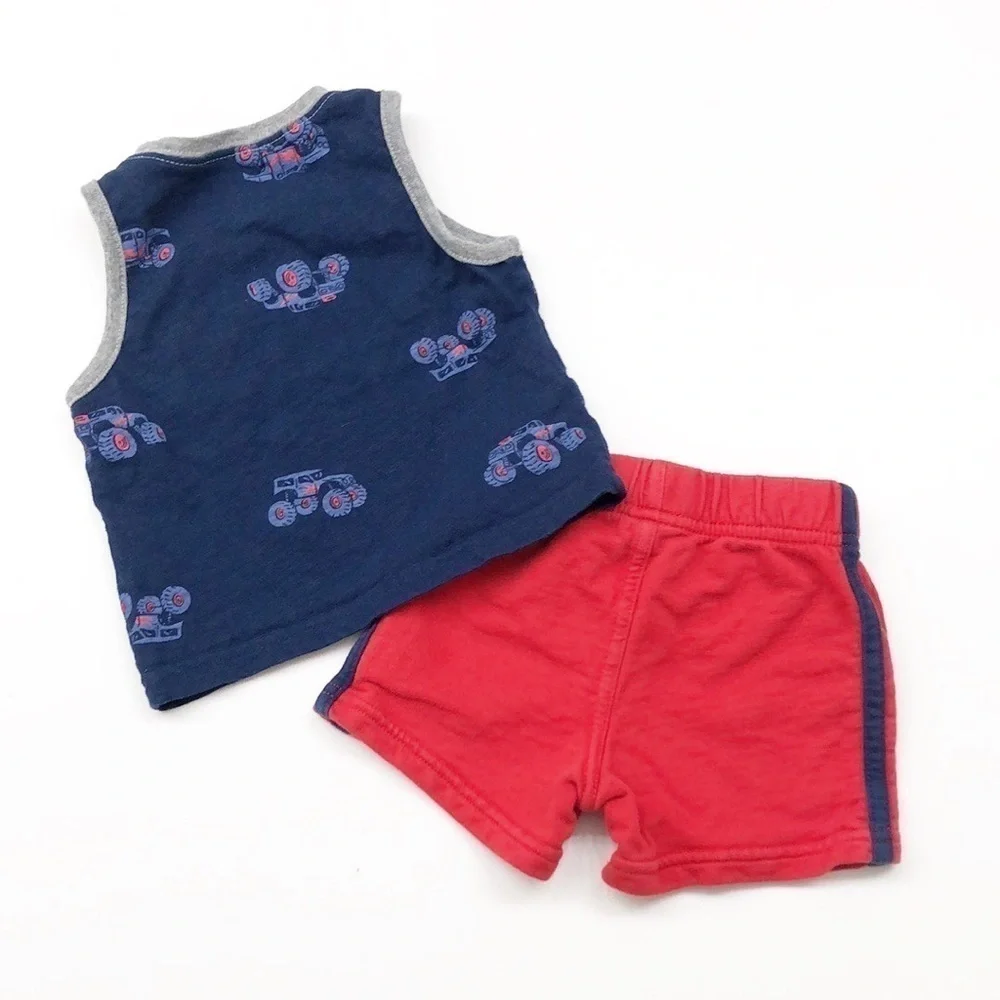 Carter's monster trucks baby boy outfit - Picture 2 of 4